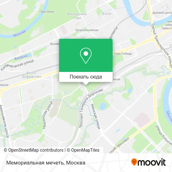 Карта Мемориальная мечеть