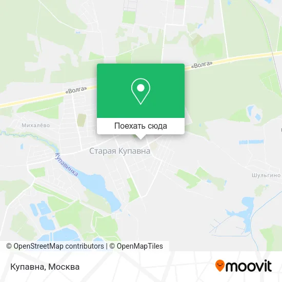 Карта Купавна