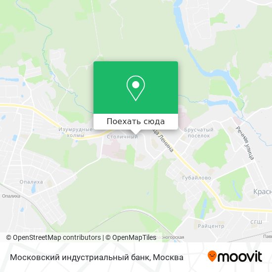 Карта Московский индустриальный банк