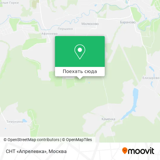 Карта СНТ «Апрелевка»