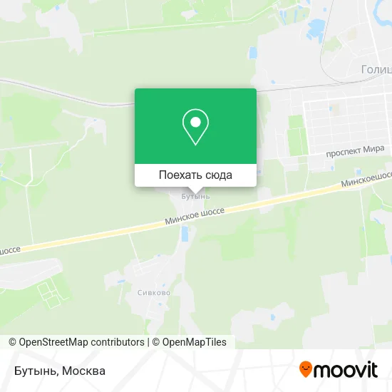 Карта Бутынь