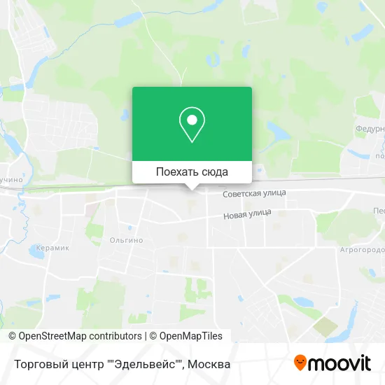 Карта Торговый центр ""Эдельвейс""