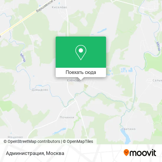 Карта Администрация