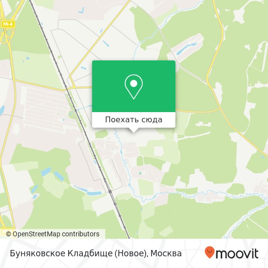 Карта Буняковское Кладбище (Новое)