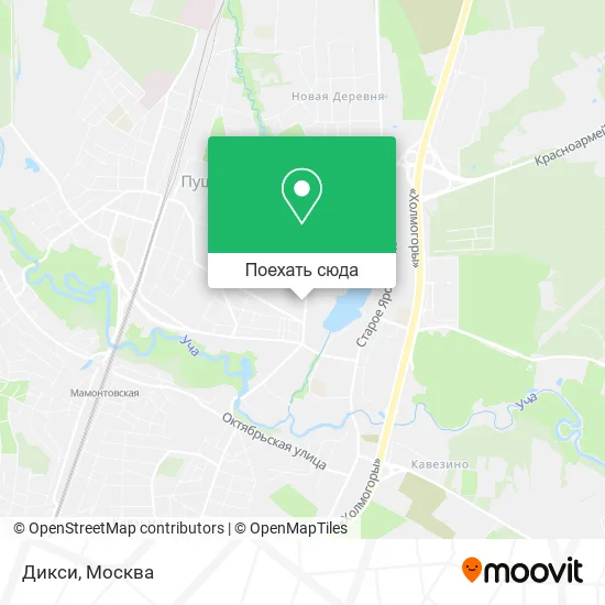 Карта Дикси