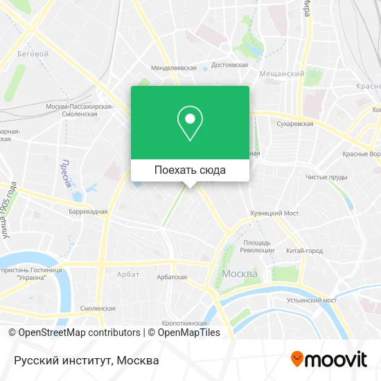 Карта Русский институт