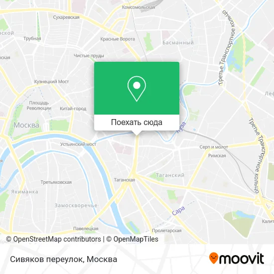 Карта Сивяков переулок