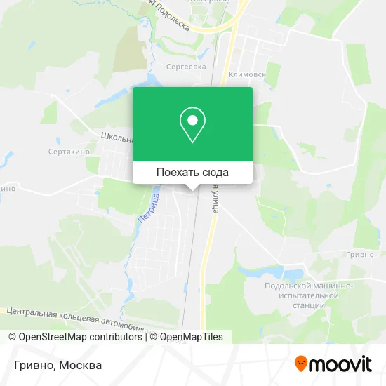 Карта Гривно