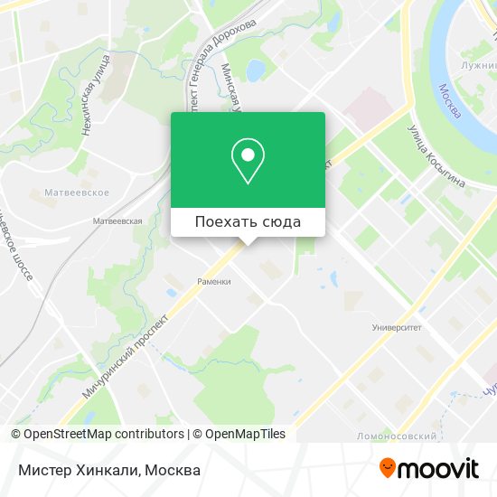 Карта Мистер Хинкали