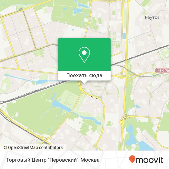 Карта Торговый Центр "Перовский"