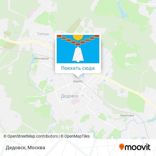 Карта Дедовск