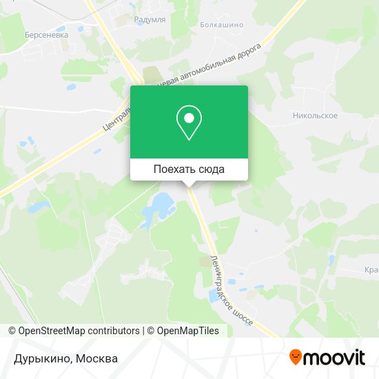 Карта Дурыкино