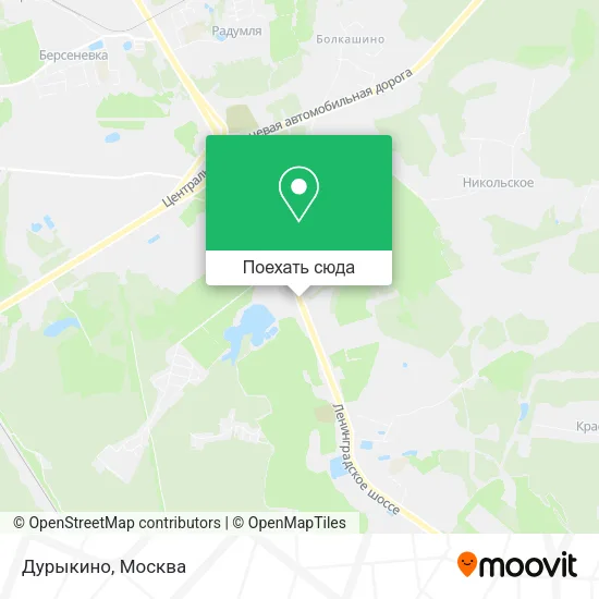 Карта Дурыкино
