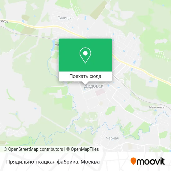Карта Прядильно-ткацкая фабрика