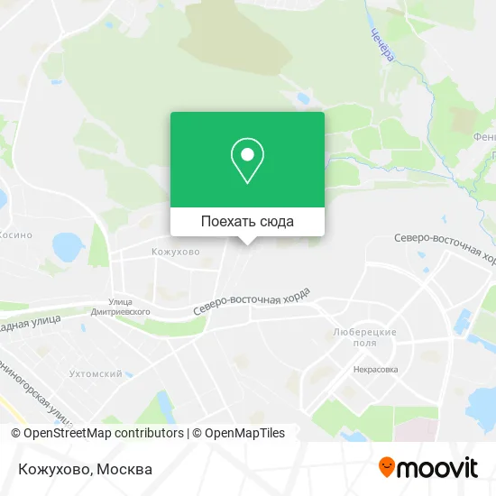 Карта Кожухово