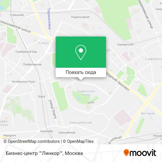 Карта Бизнес-центр ""Линкор""