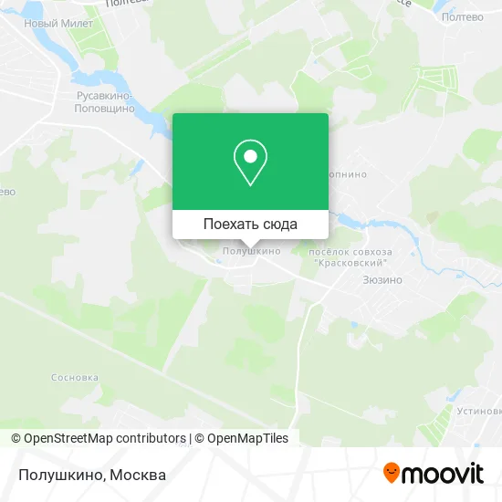 Карта Полушкино