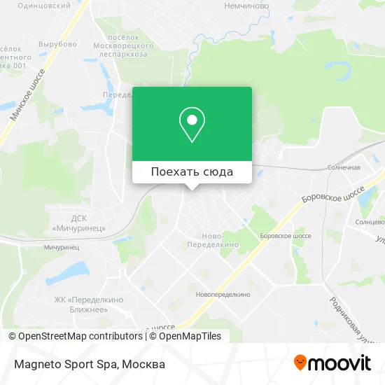 Карта Magneto Sport Spa