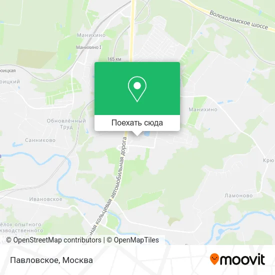 Карта Павловское