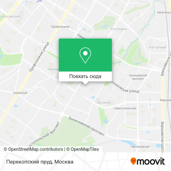 Карта Перекопский пруд