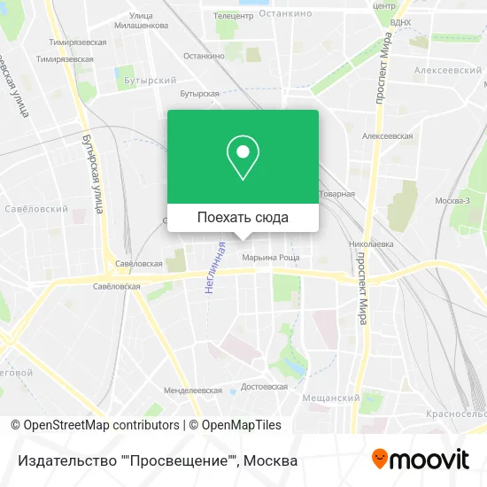 Карта Издательство ""Просвещение""