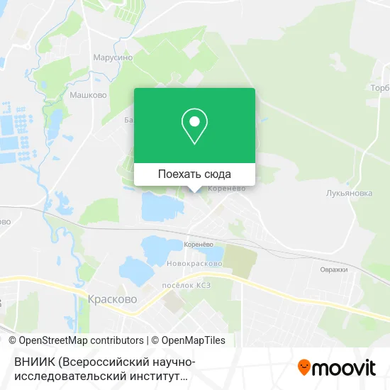 Карта ВНИИК (Всероссийский научно-исследовательский институт крахмалопродуктов)