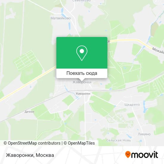 Карта Жаворонки