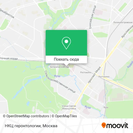 Карта НКЦ геронтологии