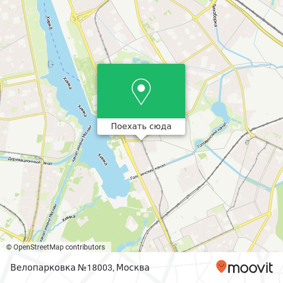 Карта Велопарковка №18003