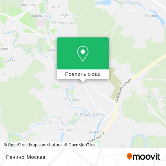Карта Пенино