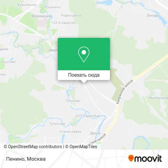 Карта Пенино