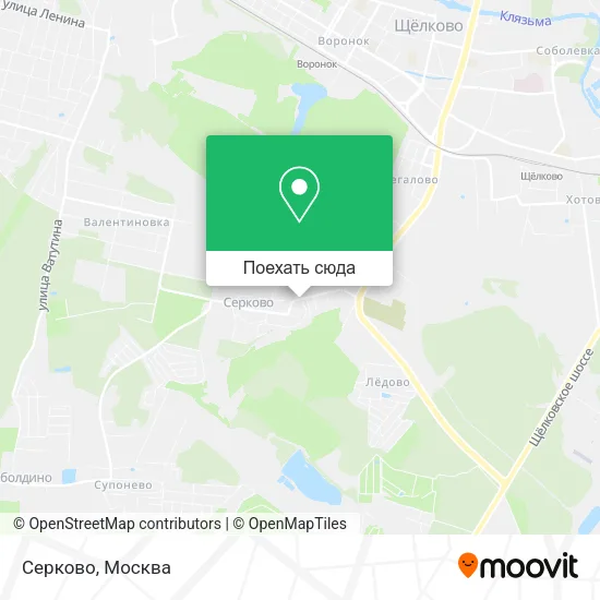 Карта Серково