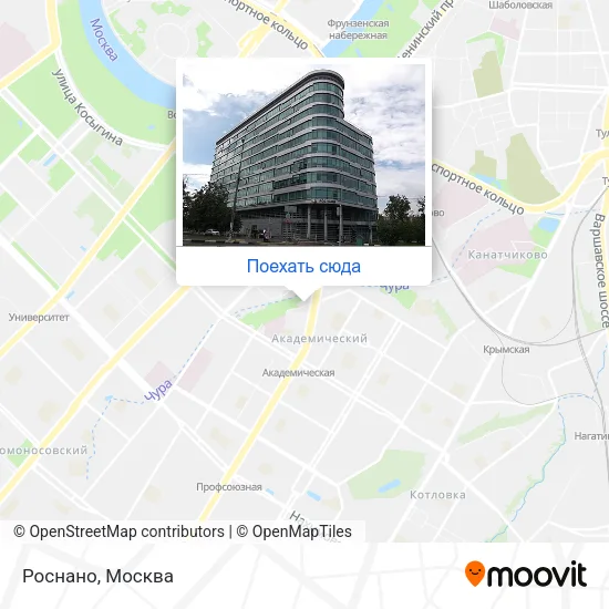 Карта Роснано