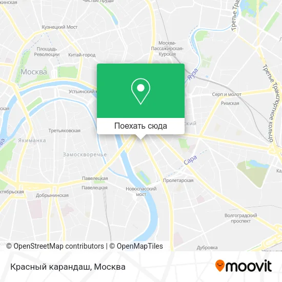Карта Красный карандаш