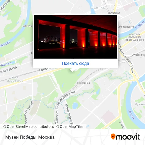 Карта Музей Победы