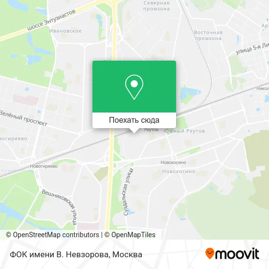 Карта ФОК имени В. Невзорова