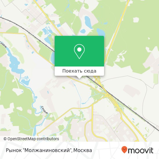 Карта Рынок "Молжаниновский"