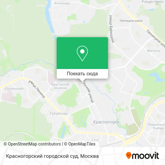 Карта Красногорский городской суд