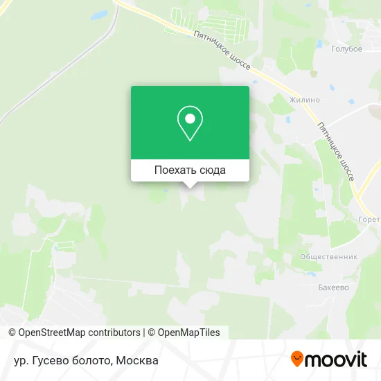 Карта ур. Гусево болото