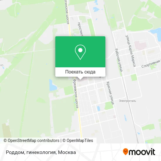 Карта Роддом, гинекология