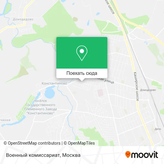 Карта Военный комиссариат