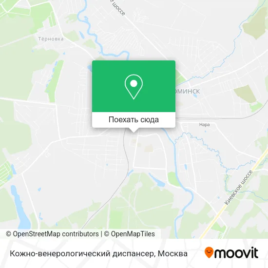 Карта Кожно-венерологический диспансер
