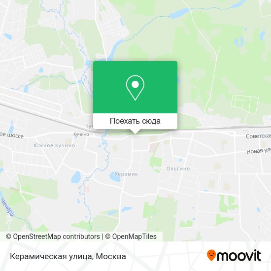 Карта Керамическая улица