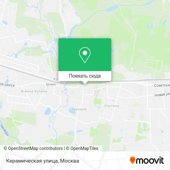 Карта Керамическая улица