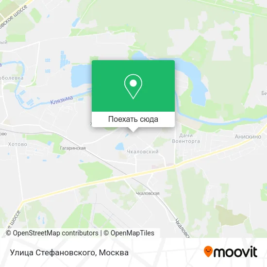 Карта Улица Стефановского