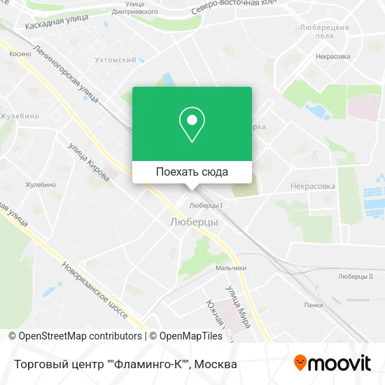 Карта Торговый центр ""Фламинго-К""