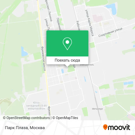 Карта Парк Плаза