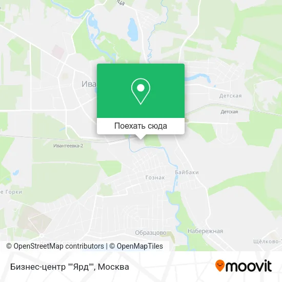 Карта Бизнес-центр ""Ярд""