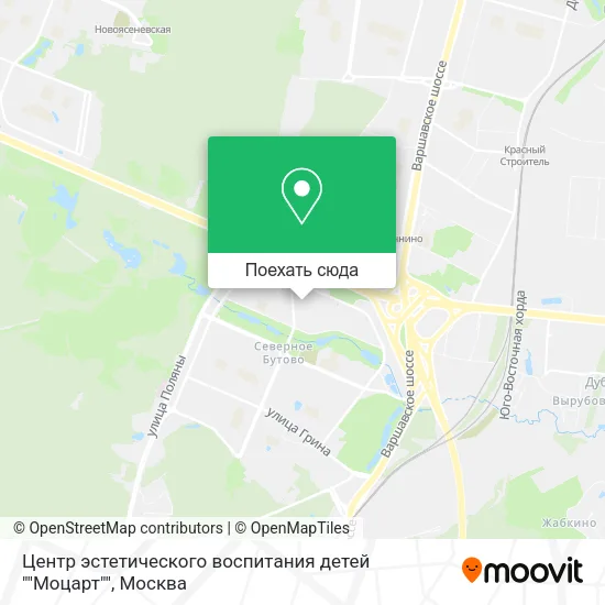 Карта Центр эстетического воспитания детей ""Моцарт""