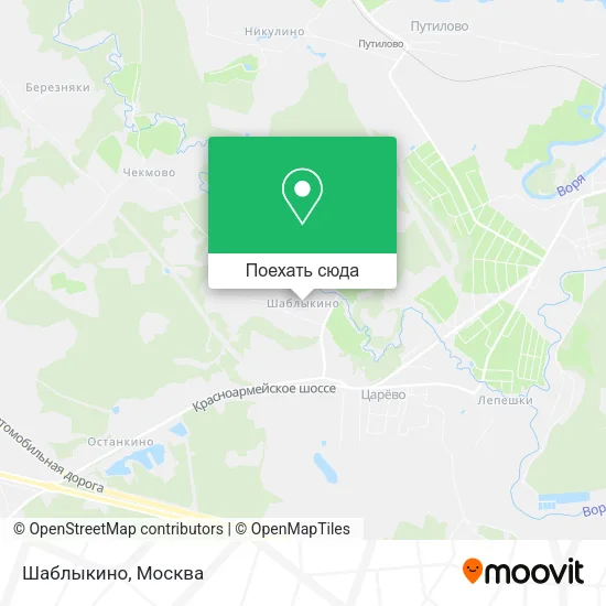 Карта Шаблыкино